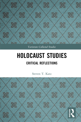 Katz Steven T. - Holocaust Studies