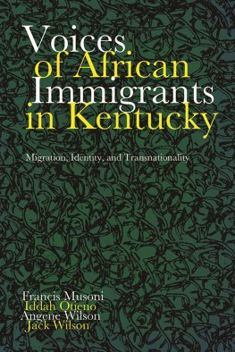 Musoni Francis - Voices of African Immigrants in Kentucky