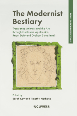 Sarah Kay - The Modernist Bestiary