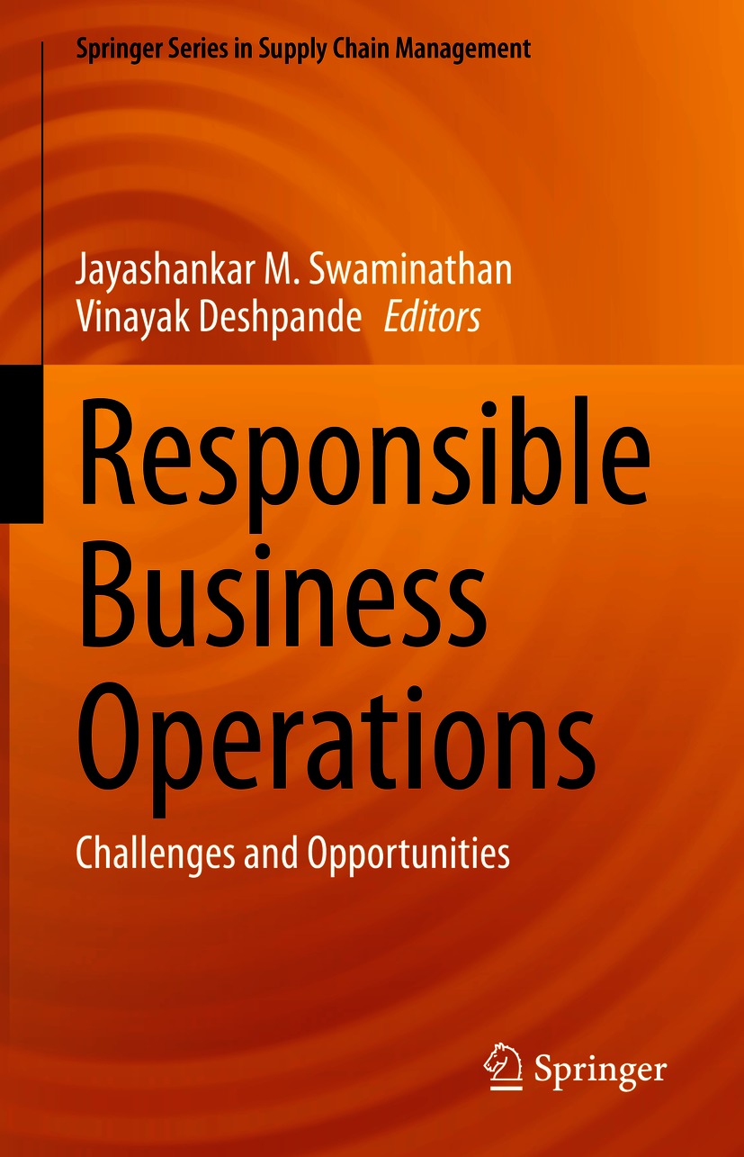 Book cover of Responsible Business Operations Volume 10 Springer Series in - photo 1