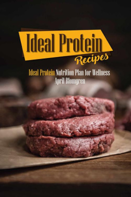 vBlomgren - Ideal Protein Recipes: Ideal Protein Nutrition Plan for Wellness