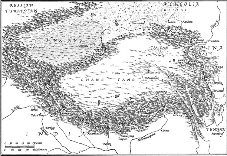 Greater Tibet showing Sir Charles Bells boundary line The Chumbi Valley - photo 4