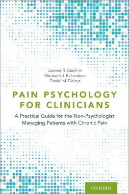 Leanne R. Cianfrini Pain Psychology for Clinicians