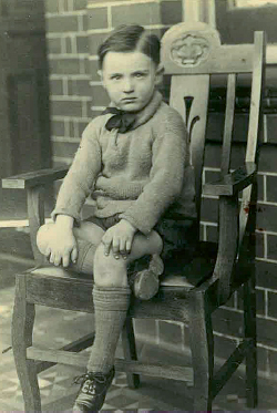 Dudley aged 5 at his grandmothers house in Glebe where he lived while his - photo 5