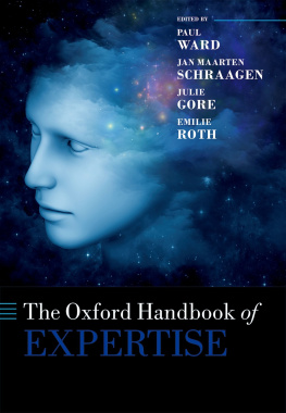 Paul Ward The Oxford Handbook of Expertise