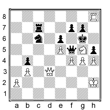 Position after 59g4 59 Q xd3 59hxg4 60h5 60f5 Burying the - photo 16