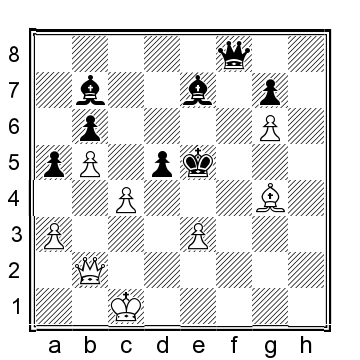 Position after 33 Q b2 33 K d6 The king must return as advancing - photo 4