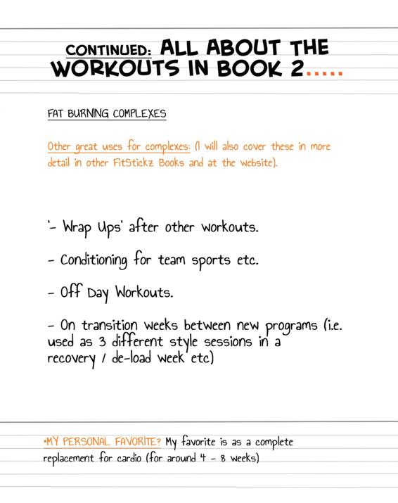 Fitstickz - Healthy Doodles Serious Effective Home Workouts Book 2 Fat Burning Dumbbell or Resistance Workouts At Home - photo 22