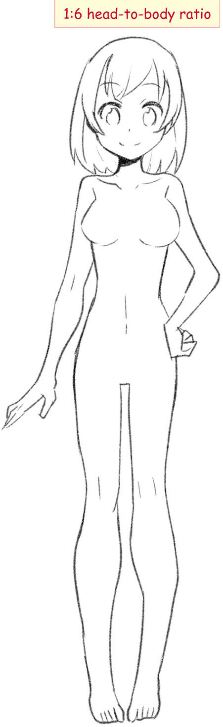 In comic book illustrations figures are generally six heads tall For women - photo 17