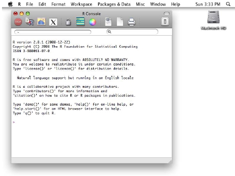 Figure 1-2 On a Mac OS system R can be launched from the terminal without - photo 2