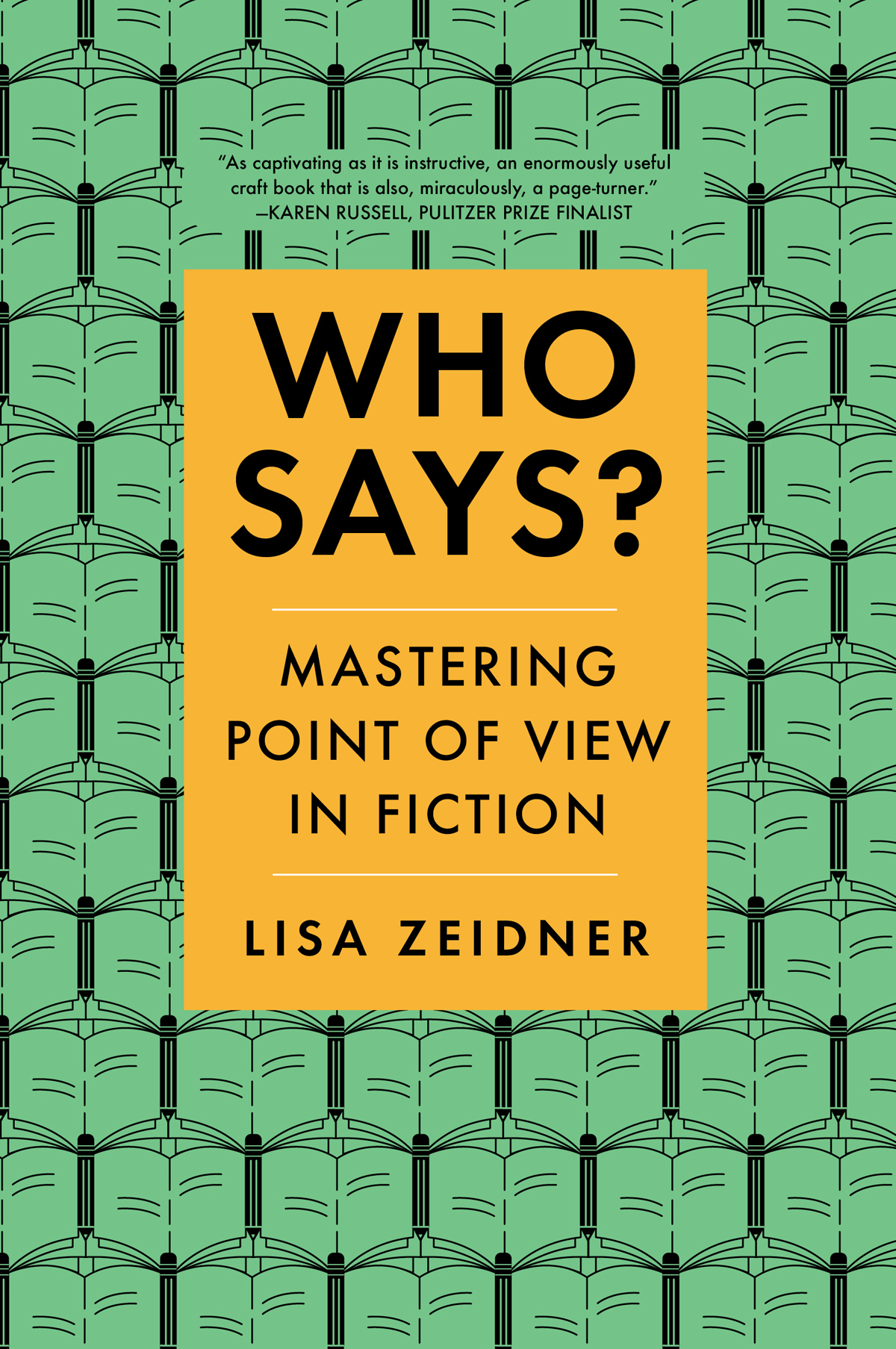WHO SAYS MASTERING POINT OF VIEW IN FICTION LISA ZEIDNER FOR JOHN CONTENTS - photo 1
