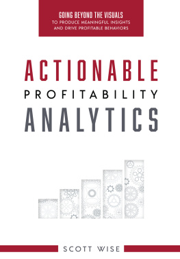 Scott Wise - Actionable Profitability Analytics