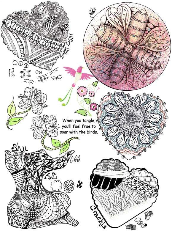 Zentangle from the Heart - photo 42