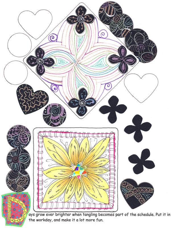 Zentangle from the Heart - photo 58