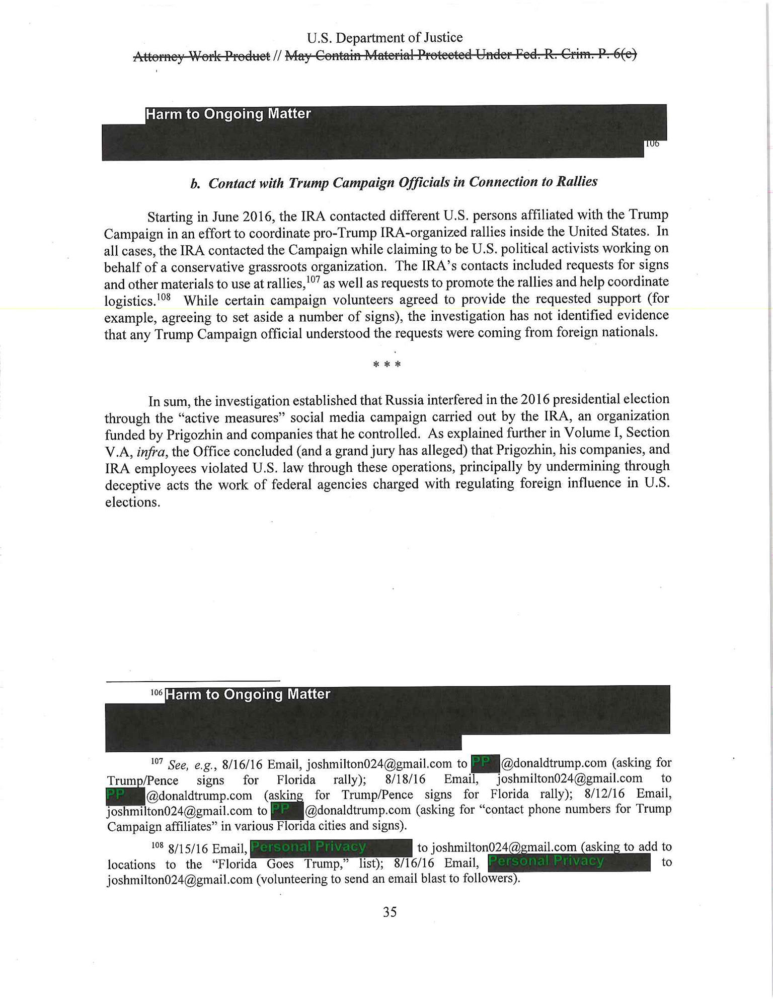 The Mueller Report - photo 36