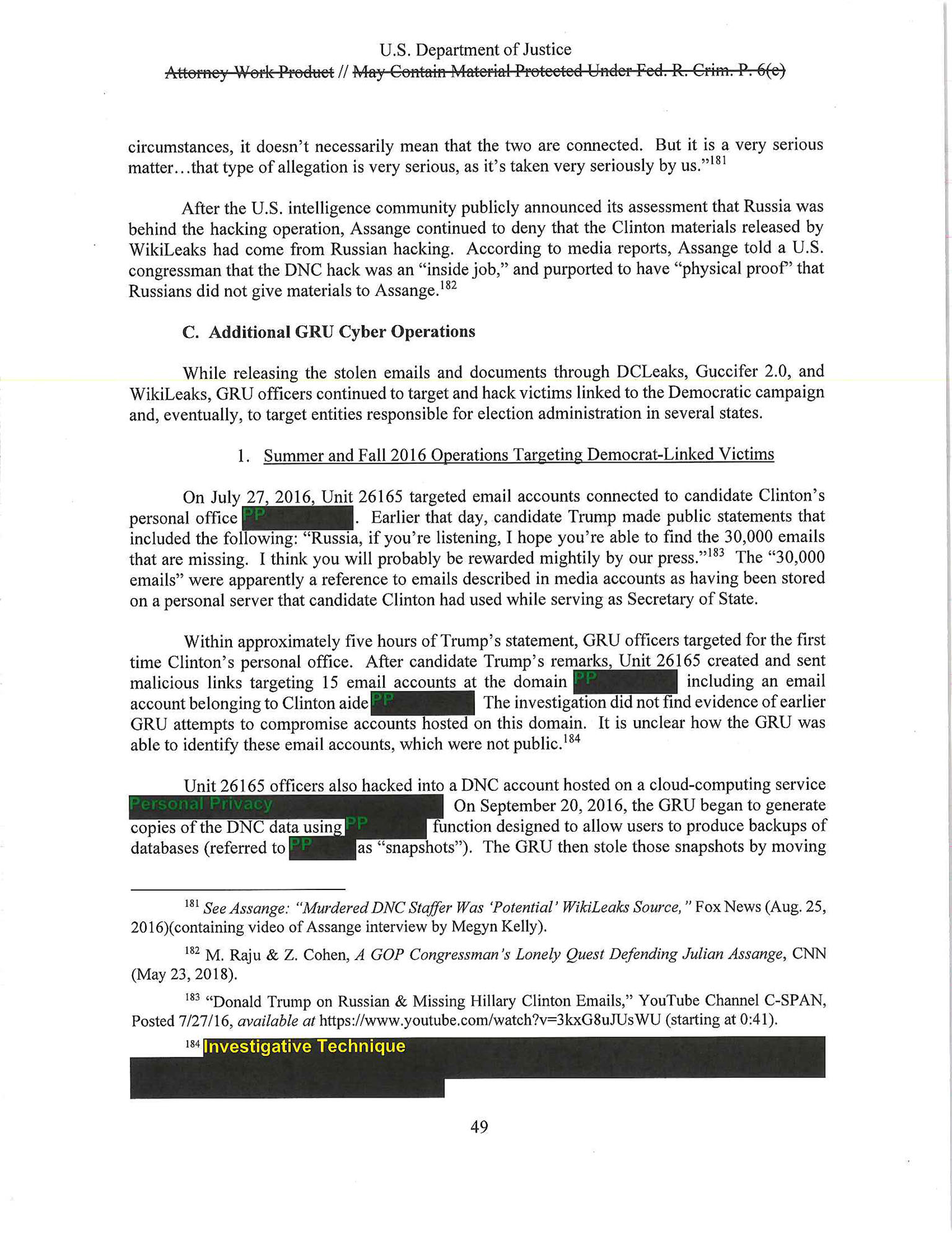 The Mueller Report - photo 50