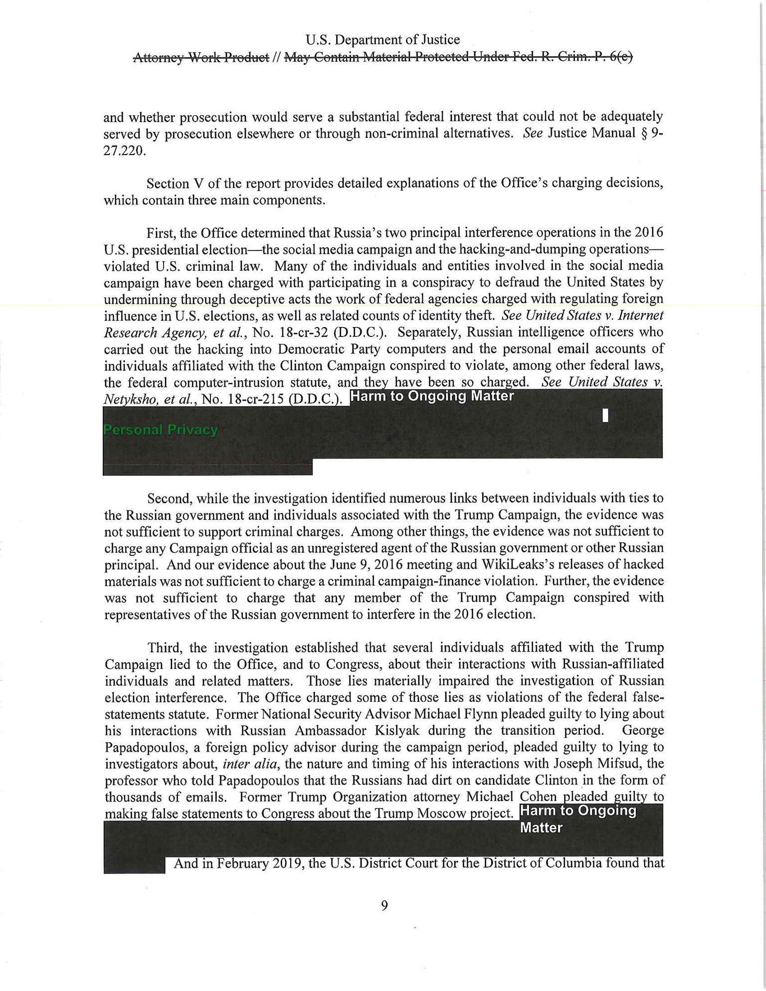 The Mueller Report - photo 10