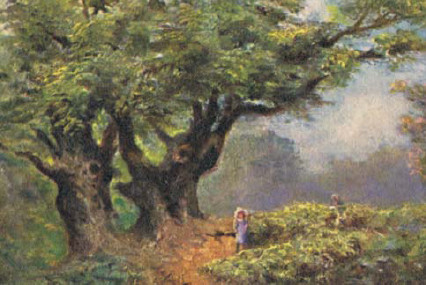 Old Oaks onWickham Common in Kent after a painting by S Johnson and published - photo 4