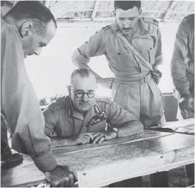 Wavell as C-in-C India planning the Arakan Offensive with staff officers on - photo 4