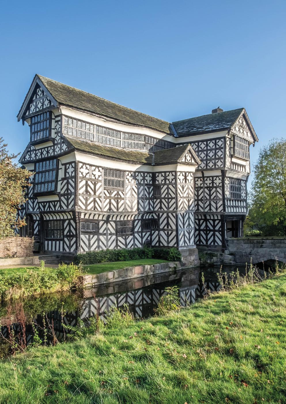 Little Moreton Hall Cheshire with its distinctive long gallery on the upper - photo 3