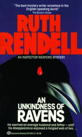 Ruth Rendell An Unkindness of Ravens