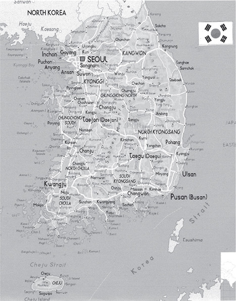 Map of South Korea ACKNOWLEDGMENTS We really have received a close family - photo 7