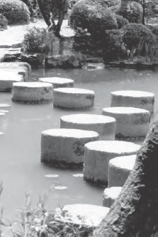 Stepping Stones Kyoto Rock Garden Photograph by Phil Cousineau 1986 - photo 1