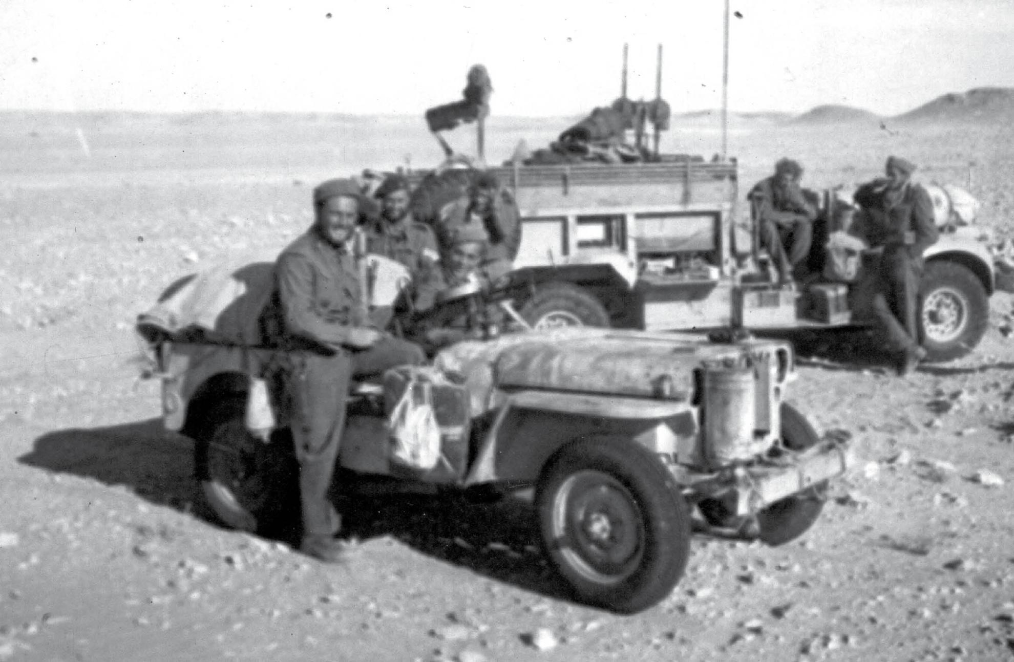 An undated photo of a Y1 Patrol somewhere in North Africa The soldiers in the - photo 3