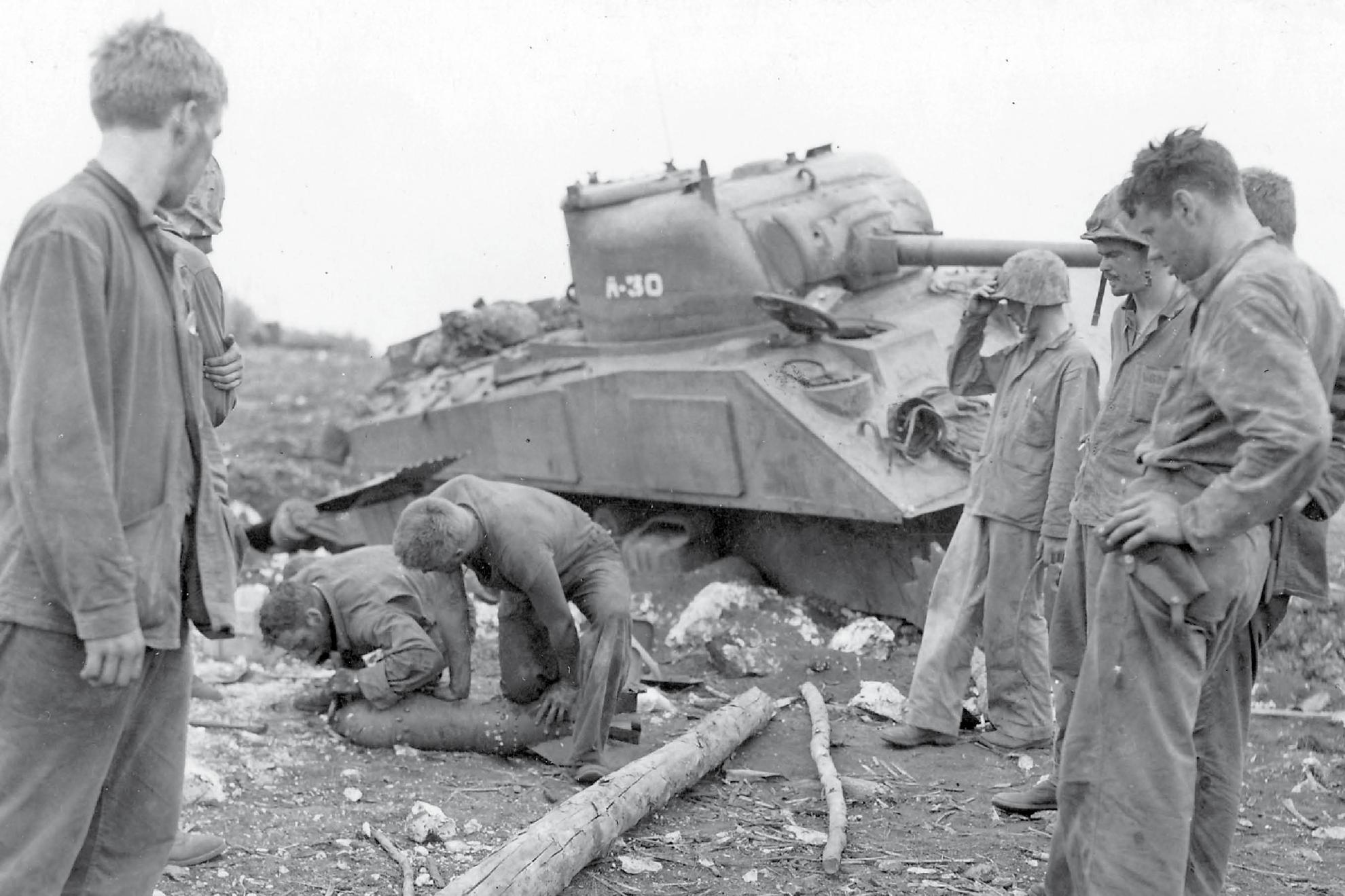 The Japanese relied on suicide teams mines and antitank guns to knock out - photo 4