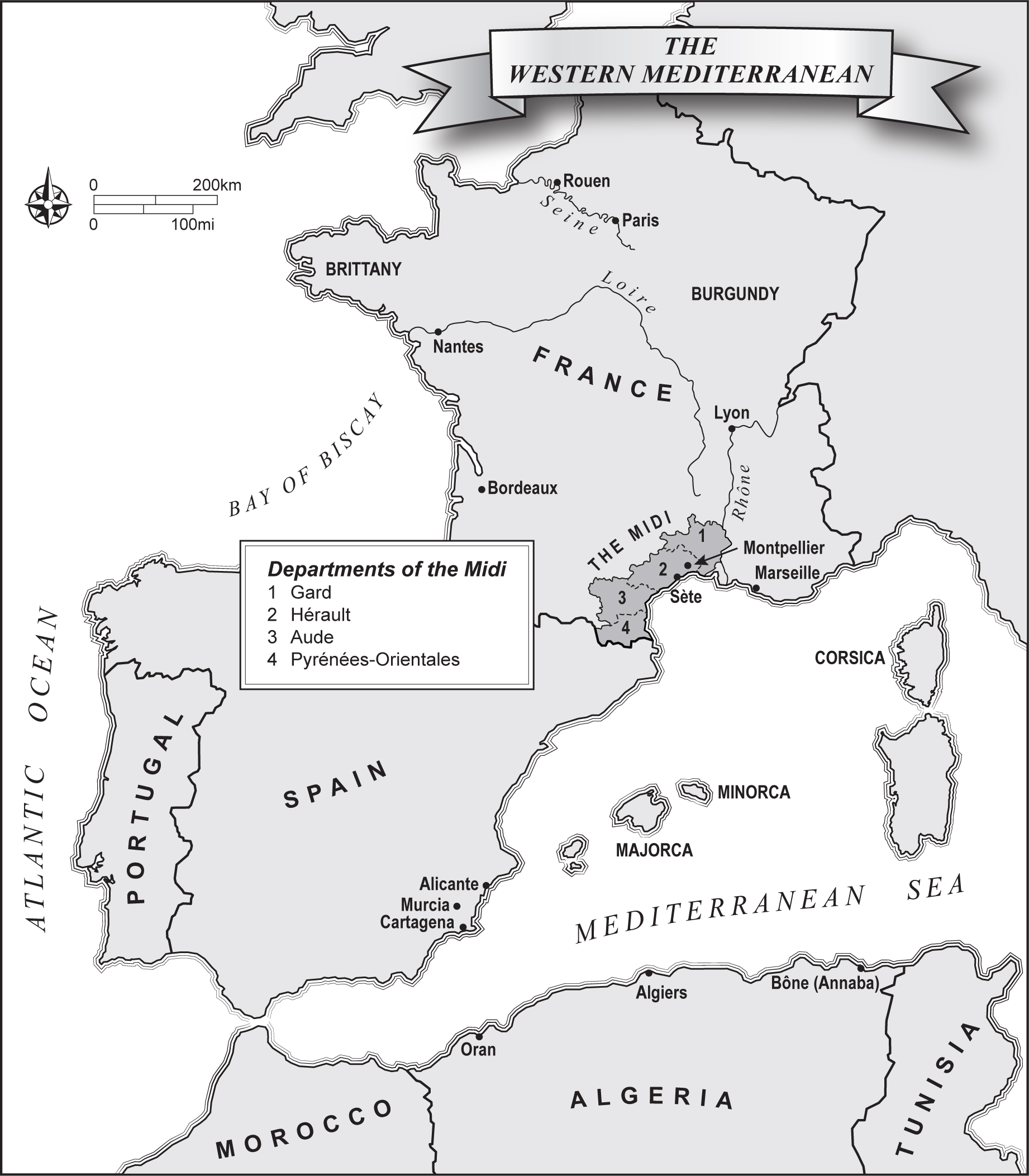 MAP 2The Western Mediterranean For most of the twentieth century Algeria - photo 3