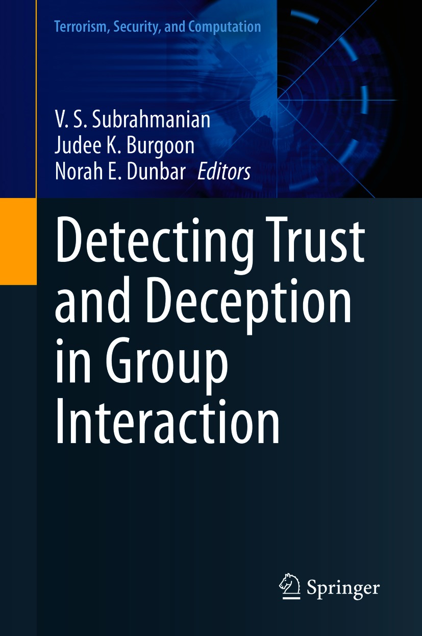 Book cover of Detecting Trust and Deception in Group Interaction Terrorism - photo 1