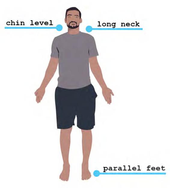 Section 1 Mountain Pose Tadasana Feet can be together or hip distance - photo 3