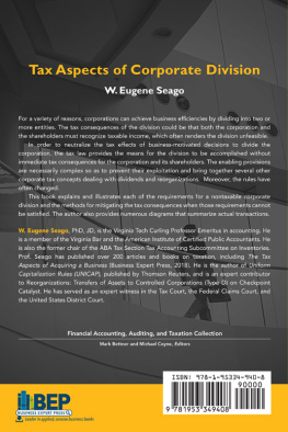 W Eugene Seago - Tax Aspects of Corporate Division