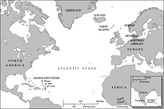 Map 1 The Gold Coast and the Danish Conglomerate State in the Atlantic World - photo 3