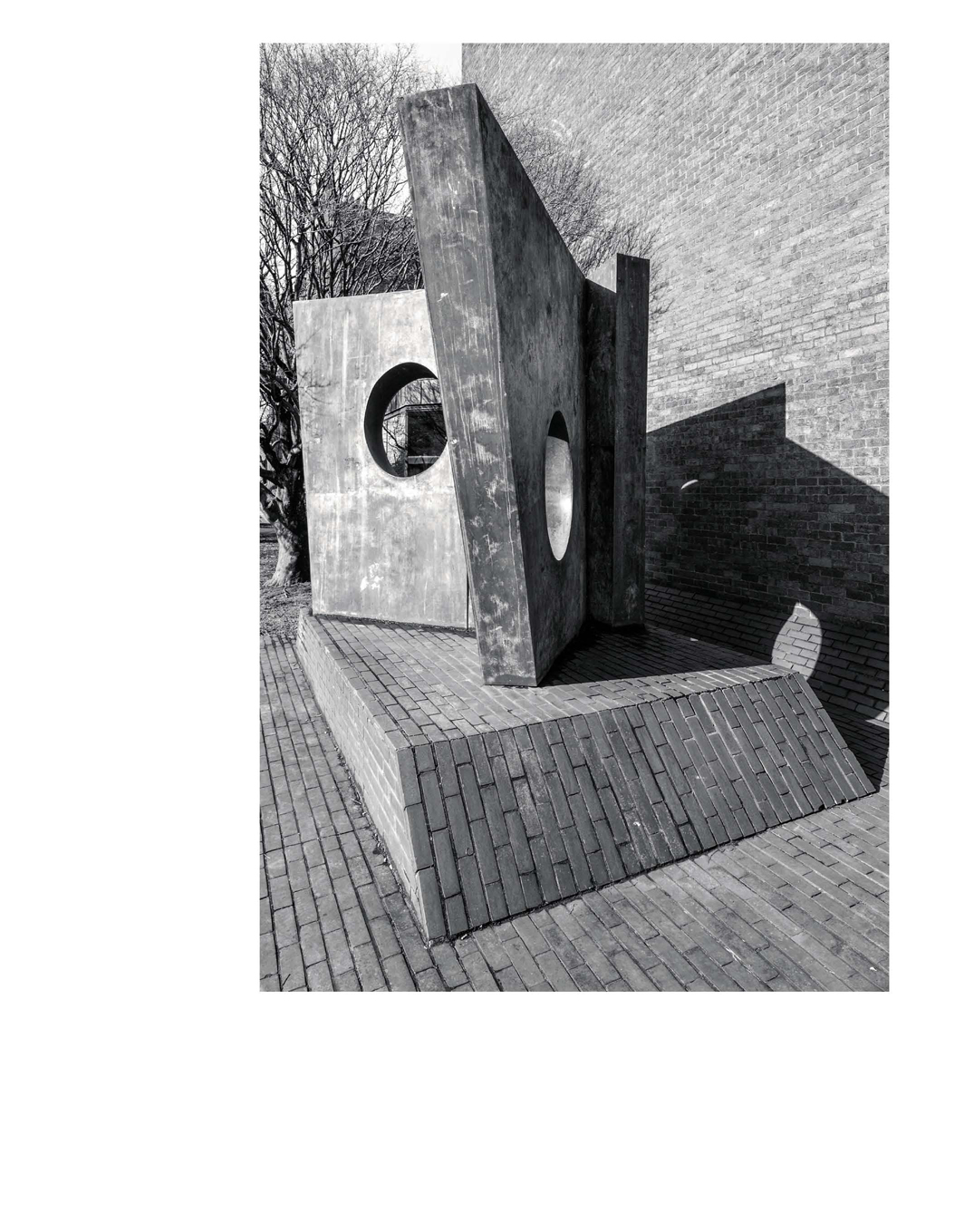 Barbara Hepworth Three Obliques Walk-In Fred Millett Sculpted Wall - photo 34