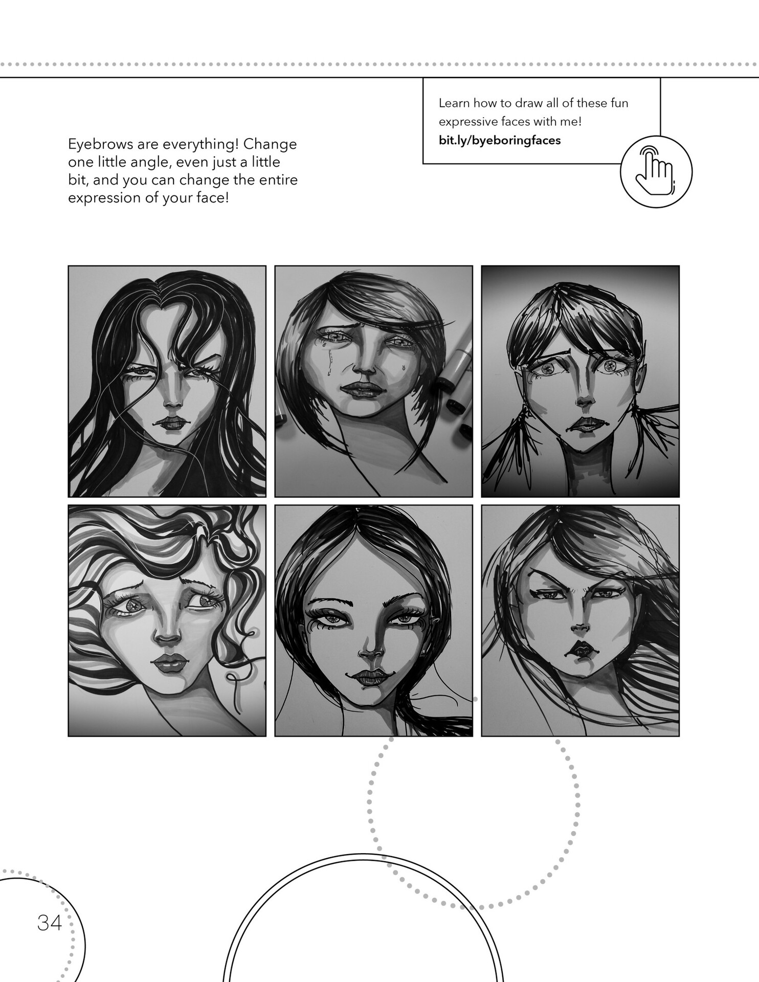 How to Draw and Find Your Style Discover the Secret to Unleashing Your Personal Artistic Style While Learning How to Draw Fabulous Female Faces and Hands - photo 30