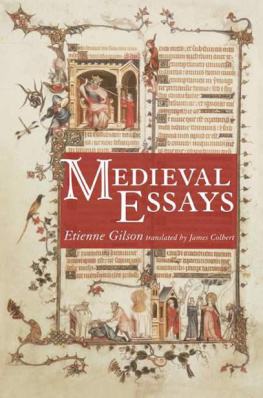 Étienne Gilson Medieval Essays