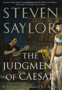 Steven Saylor - The Judgment of Caesar: A Novel of Ancient Rome (St. Martins Minotaur Mystery)