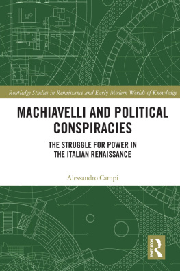 Campi Alessandro - Machiavelli and Political Conspiracies