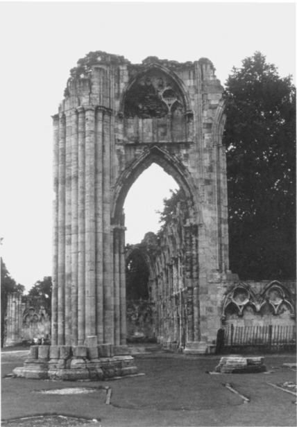 The ruins of St Marys Abbey York founded in 1098 and dissolved on November - photo 1