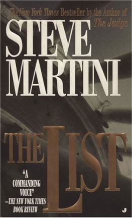 Steve Martini The list