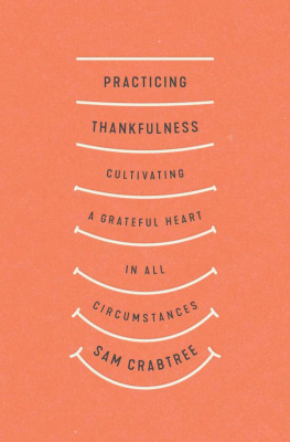 Sam Crabtree Practicing Thankfulness