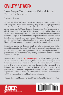 Lewena Bayer Civility at Work