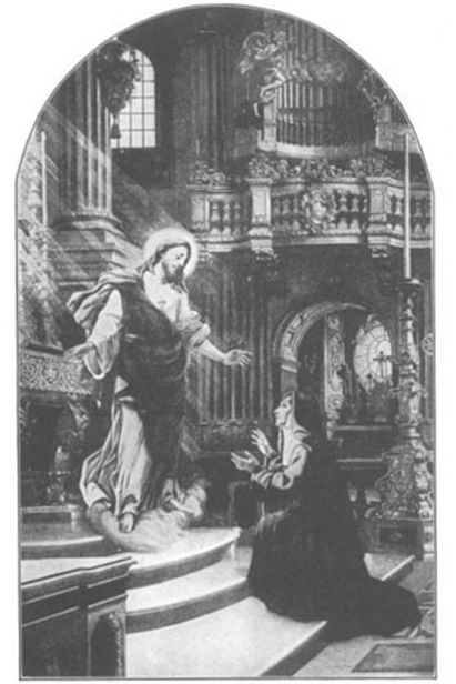 Apparition of the Sacred Heart of Jesus to St Margaret Mary Alacoque - photo 1