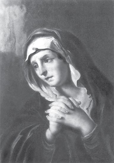 Mater Dolorosa pastel by Mother Teresa of St Augustine or Mother Henriette of - photo 4