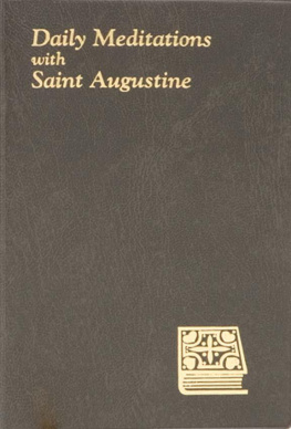 John E. Rotelle - Daily Meditations with St. Augustine