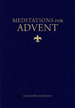 Jacques-Bénigne Bossuet Meditations for Advent