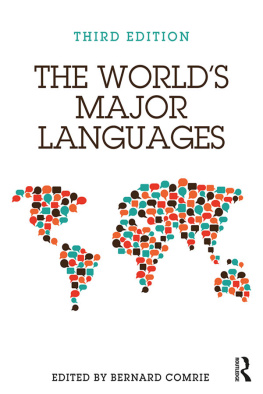 Bernard Comrie - The World’s Major Languages