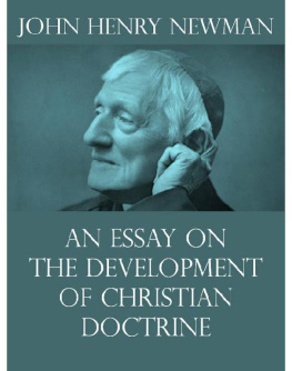 John Henry Newman An Essay On the Development of Christian Doctrine