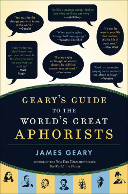 Geary - Gearys Guide to the Worlds Great Aphorists